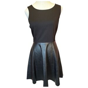 Vera Wang Black Fit and Flare Mini Dress